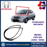 Honda City SEL (2003 - 2008) Windscreen Moulding Cermin Getah (1pc)