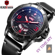 KADEMAN 681 Trend Men's Leather Belt watch Large Dial Calendar Men's Quartz Watch