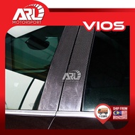 Toyota Vios XP150 NCP150 3rd Door Pillar Window Door Pillar Post Trim Cover For Vios (2013-2019) ARL