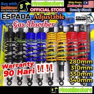 Espada Adjustable Gas Absorber 280mm 310mm 330mm 340mm EX5 Wave 100 110 125 Dash Sport Bonus Kriss L
