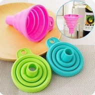 PORTABLE FOLDABLE SILICONE FUNNEL SILICONE OIL FUNNEL WATER FUNNEL