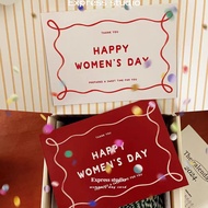 [PNO-08] 10 March 8 cards, happy women's day cards, happy mother's day cards, October 20 cards birth