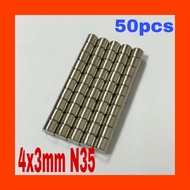 50 pcs 4x3mm neodymium magnet N25[50pcs]