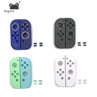 ชุดเคสฝาหลังสำหรับเปลี่ยนข้อมูลกบสำหรับ Joy-Con ปลอกหุ้มสำหรับปุ่มเปลี่ยน L R ของ NS JOCon