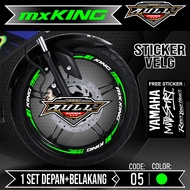 Yamaha MX KING Rim Cutting Stickers - MX KING 150 Motorcycle Rim Cutting List Accessories Stickers F