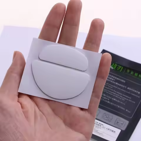 1Set Mouse Feet Mouse Skates Stickers Pad Rounded Glides Curved Edges Mouse Feet Replacement for Zow