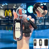 TPU Key Case Cover Key Holder Car Key Accessories Keychian For Mazda 2 3 6 Atenza Axela Demio Cx-30 