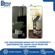 LCD TOUCHSCREEN INFINIX HOT 10 LITE/SMART 5 (X657/X657B) ITEL VISION 1 PLUS TECNO KE5 FULLSET OG SUP