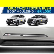 HC CARGO Perodua Aruz Toyota Rush GR Side Door Mouding Lining Garnish Trim Chrome ABS