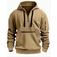 Men's ZIPPER hoodie jacket with doraemon pocket,/ ZIPPER HOODIE SWEATER HOODIE SWEATER Hoodie Zipper