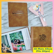 Album foto muat 100 keping gambar 4R Photo Album for 100pcs 4R Size Photos