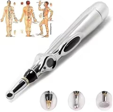 Electronic Acupuncture Pen, 3-in-1 Meridian Energy Pen for Pain Relief, Pain Relief Therapy, Meridia