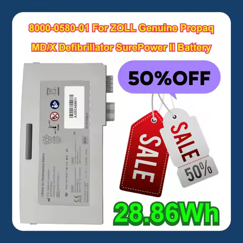28.86Wh 8000-0580-01 For ZOLL Genuine Propaq MD/X Defibrillator SurePower II Battery