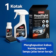 [READY STOCK] LOONG 2-in-1 Headlight Cleaning & Restoration Kit Pencuci Lampu Kereta / Motor Kuning 