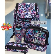 Smiggle Children's Bag Backpack Mirage Series School Backpack for Girls Original Drink Bottle Pencil