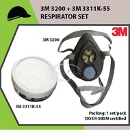 3M 3200 + 3M 3311K-55 RESPIRATOR SET
