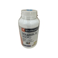 VitaHealth / Vita Health Vitamin E 400IU 100's 维达维生素E Potent antioxidant d-alpha tocopherol