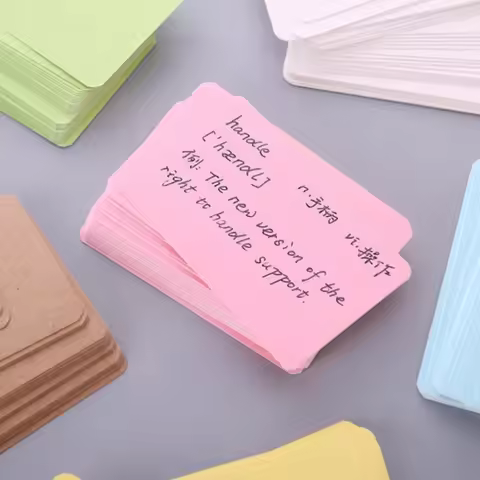 Card Greeting Kraft 200PC Hard Card Kraft Paper Card DIY Handmade Greeting Card Message Card Graffit