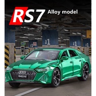 1:32 Electroplating Version AUDI RS7 Coupe Alloy Pull-Back Vehicle Toy with Sound & Light Car Collec