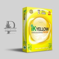 Ik Yellow B4 Paper 450 Sheets (70gsm) / Kertas B4 70gsm / Kertas Fotostat / B4 Copier Paper 70gsm