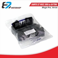 Dura Damper set Wheel, Mega Pro, Verza, Drum Rubber, Product by Daytona CODE 5367
