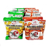 kacang koro dua kelinci pedas / original 1 renceng isi 10
