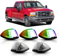 RGB LED Cab Roof Marker Lights Compatible with Ford 1999-2016 F250 F350 F450 F550 F650 F750 E150 E25