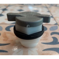 Turen nut (suggestion) + drap cap "1/2", "3/ 4" & 1" for tarpaulin pools