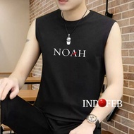 NOAH BAND INDONESIA ADULT SINGLET/T-Shirt lengan kaki TOP/SPORTS SINGLET/KASUAL/Bahagian dalam