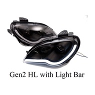 PERSONA/GEN2 PROJECTOR LIGHT BAR HEADLAMP (1SET 2PCS)