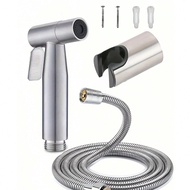 2pcs/Set Handheld Bidet Sprayer Set, ABS Plastic High Flow Bathroom Shower Head, Multi-Function Toil