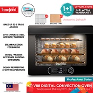 (OFFICIAL STORE) READY STOCK Innofood V88 Baking Master (78L) Digital Convection Oven (STEAM INJECTI