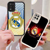 BI97 Real M-Madrid Casing for Realme 8 OPPO A54 8S Pro 5G White Black