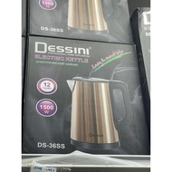 The DESSINI DS-36SS is a popular 2.5-liter stainless steel electric kettle designed for quick water 