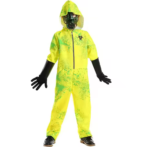 Halloween Boy Zombie Resident Biochemical Protective Clothing Costume Evil Purim Boy Girl Radiation 