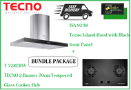 TECNO HOOD AND HOB BUNDLE PACKAGE FOR (ISA 9238 &amp; T 728TRSV) / FREE EXPRESS DELIVERY