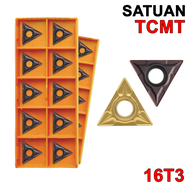 Insert TCMT 16T3 Insert Holder TCMT16 Pahat Bubut TCMT 16 T3 Mata TCMT16T3