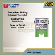1L Nippon Undercoat Paint 9000 Cat Primer Undercoat Wood Sealer Paint Cat Undercoat Primer Nippon 90