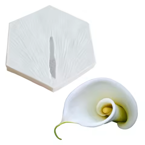 Calla Lily Stamen Silicone Mold Petal Veiner Cake Decorating Fondant Clay Flower Sugarcraft Gumpaste