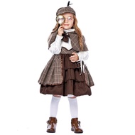 [Children's Costume] Children's Detective Sherlock Holmes Suit Lolita British Clothes Stage Costume 