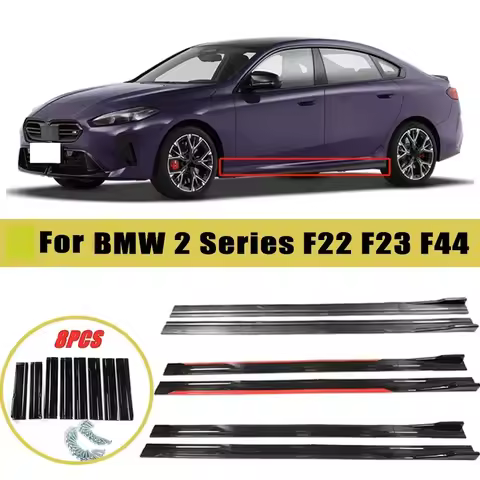 Wing F44 Spoiler 2m/2.2m Car Side Skirt Extension SplitterBumper Racing Side Wing Bumper Lip Side Sp
