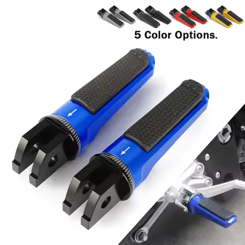 Front Foot Pegs Footrests For Yamaha MT07 MT-07 MT09 MT-09 MT 07 09 Tracer FZ6 FZ-6 FZ 6 Fazer FJR13