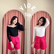 Maureen] Vior Top - Longsleeve/Long Sleeve/Women's Top korean style