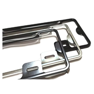 [[Crazy Horse Car Shop]] Banqiao New Style Seven Yards 7 Alloy License Plate Frame Big Frame~Comes W