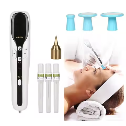 Portable 2 in 1 Ozone Plasma Mole Removal Pen LCD Eyelid Lifting Freckle Dark Spot Wart Remover Mach