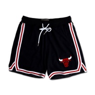 Mitchell & Ness NBA Chicago Bulls Logo Over Game Day 7-Inch Ball Pants