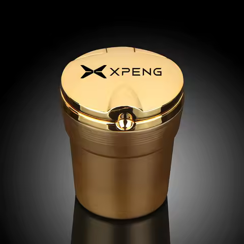 Car Ashtray With LED Light Portable Car Smokeless Cup Holder For Xpeng Xiaopeng G6 G9 P7 P7I G3 G3i 