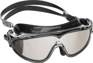 CRESSI CRESSI - SWIMMING GOGGLES SKYLIGHT CLEAR/WHITE BLACK | Wide View Anti-Fog Swim Mask for Adult