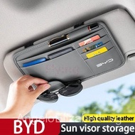 BYD car sun visor storage box Organizer multi-function sun visor hanging storage Bag car glasses Cli