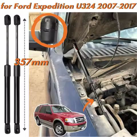 Qty(2) Hood Struts for Ford Expedition U324 2007-2017 9L1Z16C826A Lift Supports Gas Springs Front Bo